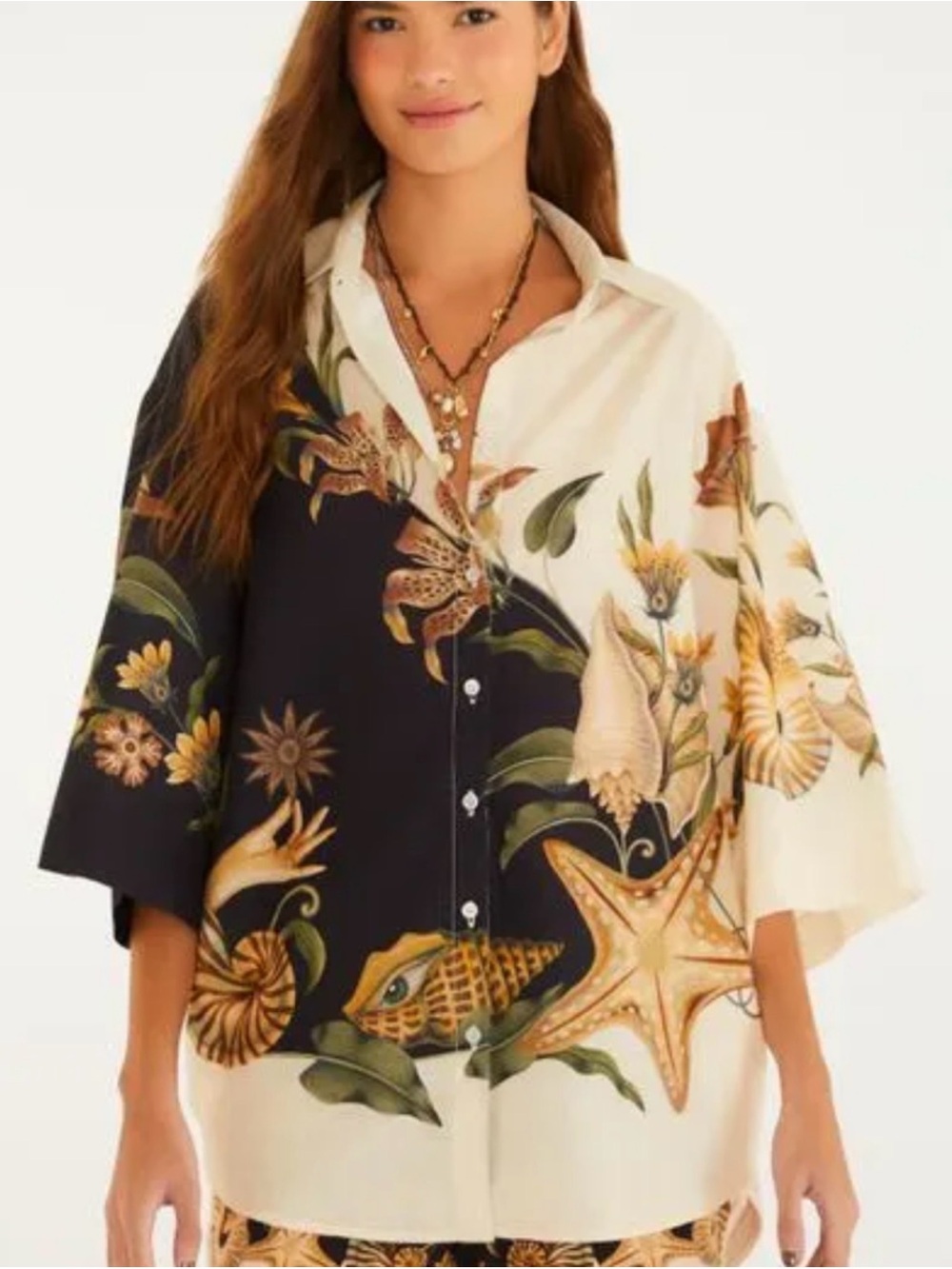 FARM Rio – Surreal Shell Shirt